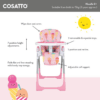 7 Cosatto Noodle 0+ Highchair | from Birth Reclining Cradle – Height
