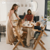 Kinderkraft ENOCK Wooden Highchair + Baby Bouncer CALMEE