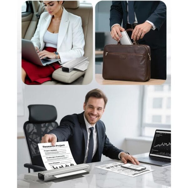 Phomemo M08F Wireless Bluetooth Mobile Inkless Portable Printer A4