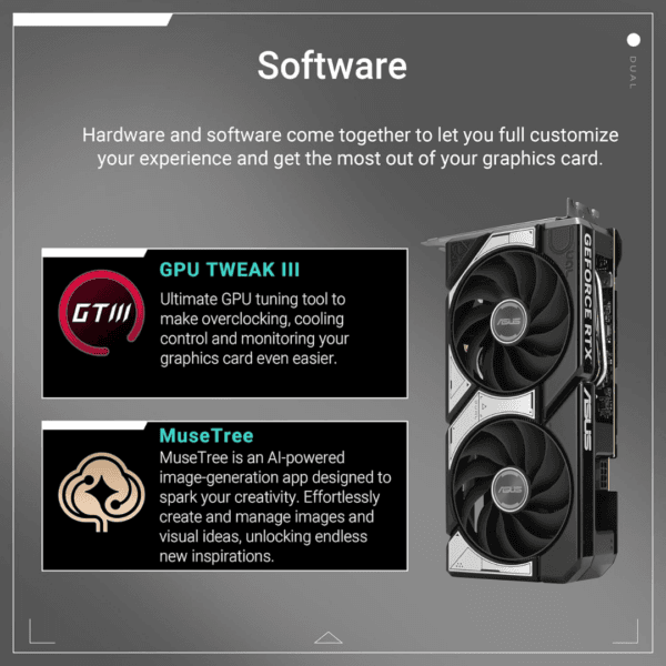 7 ASUS Dual GeForce RTX 5060 8GB GDDR7 OC Edition