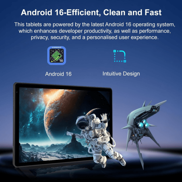 7 Whitedeer Tablet Android 16, 10 inch Tablet 30GB RAM 128GB ROM/2TB
