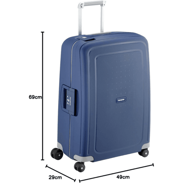 Samsonite S'Cure Spinner Check-in Suitcase, 69 cm