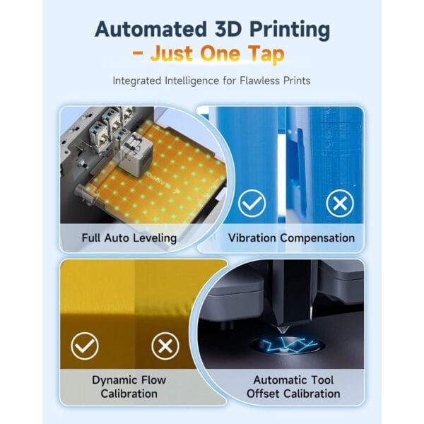 FLASHFORGE Creator 5 Pro 4-Toolheads 3D Printer,7s FlashSwap