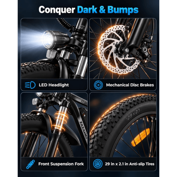 29" Electric Mountain Bike for Adults