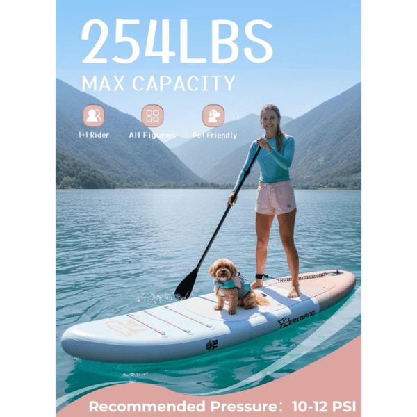 TIGERXBANG Inflatable Stand Up Paddle Board 10'/11'/11'6" with SUP Accessories