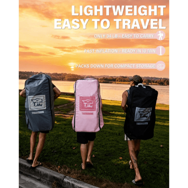 TIGERXBANG Inflatable Stand Up Paddle Board
