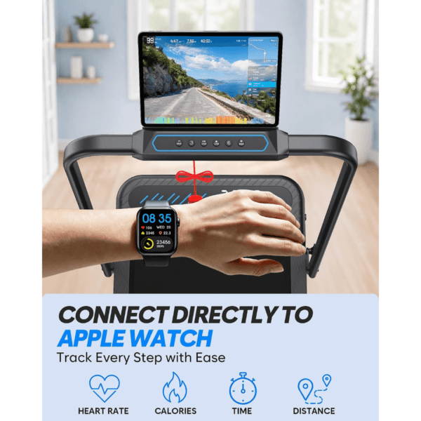 Cardirun Walking Pad with Incline, 6 in 1 Folding Treadmills, 4 Controls