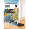 7 HomeTro 4 in 1 Walking Pad with Incline 9%, Alloy Treadmills for Home Foldable