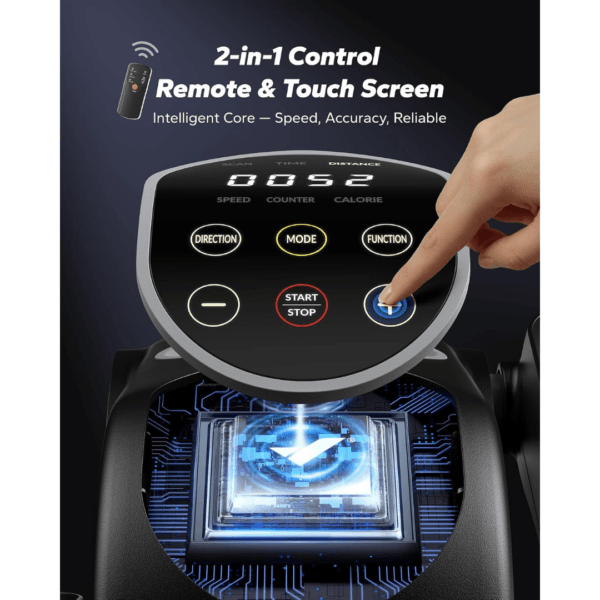 MERACH Under Desk Elliptical Machine for Home