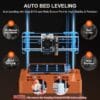 WEEFUN TINA2S 3D Printer Kit with 4 Color Silk PLA Filament Set Bundle for Beginners and Kids