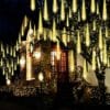 Fairy Lights Mains Powered 24 Tube Meteor Shower Christmas Lights, Warm [Energy Class F]