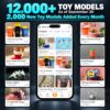 X-Maker AI Kids 3D Printer, Enclosed, Wi-Fi Printing, App Control, Ready to Print
