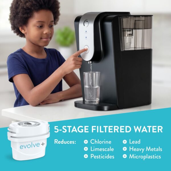 Aqua Optima Lumi Chilled Filtered Water Dispenser, 8.2L Countertop