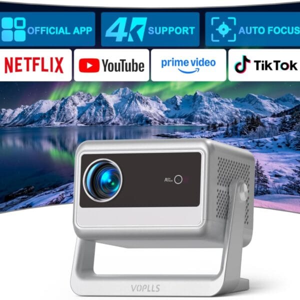 710xkjFlruL._AC_SL1500_ VOPLLS Mini Smart 4K Projector
