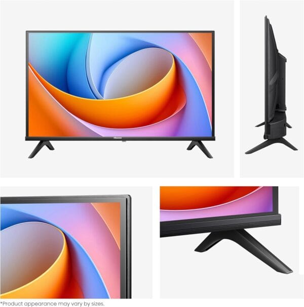 Hisense 40" 40A4QTUK FHD LED TV with Freely - Direct Lit LED, Dolby Audio, Natural Colour Enhancer, Games Mode, Sports Mode, Disney +, YouTube, Netflix [Energy Class F]