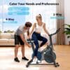 Wenoker Exercise Bike for Home Gym Use with LCD Display & APP