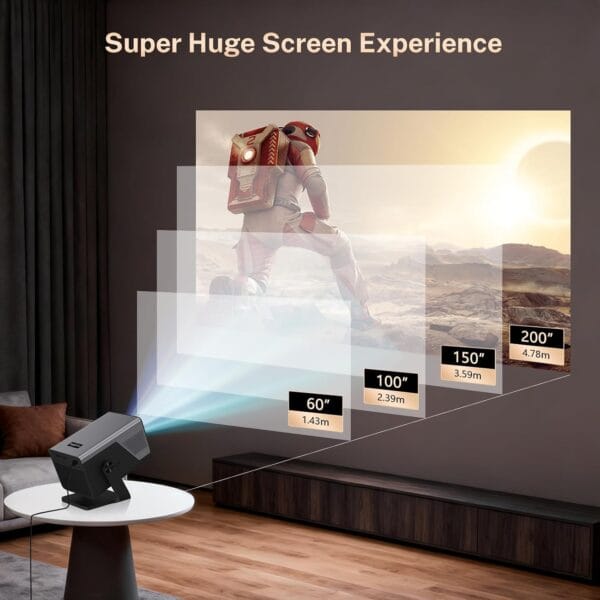 X7 Smart Projector 4K Support Native