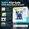 X-Maker AI Kids 3D Printer, Enclosed, Wi-Fi Printing, App Control, Ready to Print