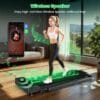 CHAOKE Folding Treadmill for Home with APP & Speakers