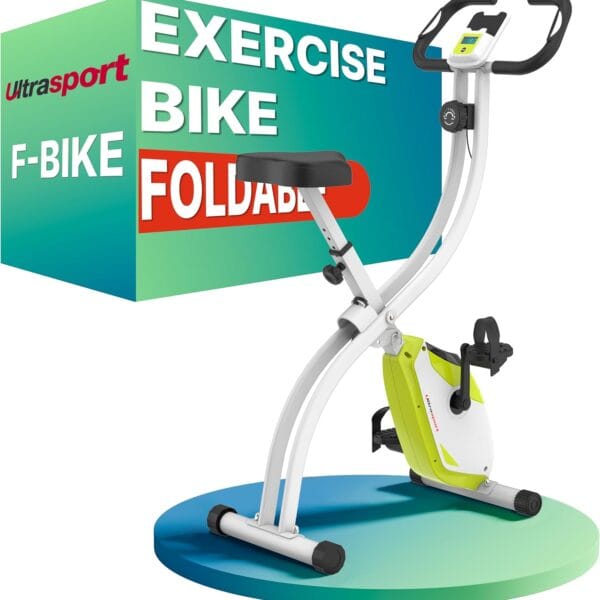 Ultrasport F-Bike Folding Exercise Bike 286 lbs Capacity