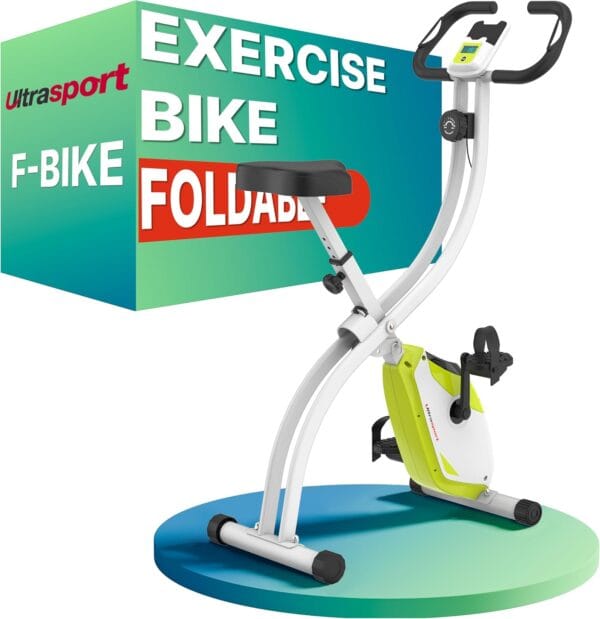 Ultrasport F-Bike Folding Exercise Bike 286 lbs Capacity