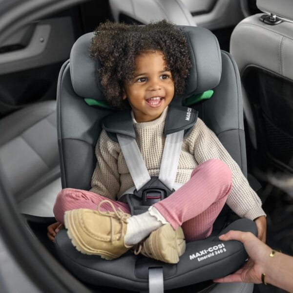 Maxi-Cosi Emerald 360 S i-Size, ISOFIX Car Seat, 40–150 cm, Tonal Black