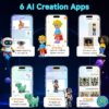 X-Maker AI Kids 3D Printer, Enclosed, Wi-Fi Printing, App Control, Ready to Print