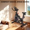 DMASUN Upgraded Exercise Bike for Home Gym Use with LCD Display
