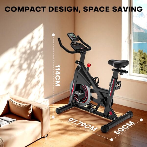 DMASUN Upgraded Exercise Bike for Home Gym Use with LCD Display