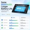 TECLAST 11 Inch Tablet, Android 16 Tablet, 24GB+128GB, with Case
