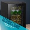 Dellonda Baridi 18 Bottle Wine Cooler Fridge with Digital Touch