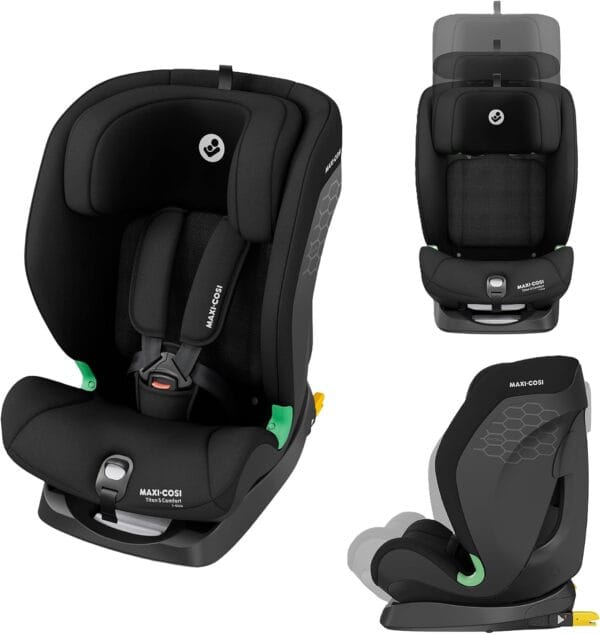 Maxi-Cosi Titan S Comfort i-Size, Car Seat, 76–150 cm, Authentic Black