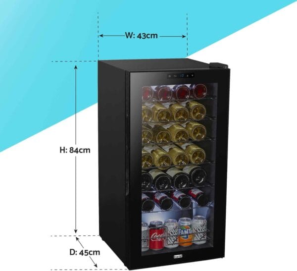 Dellonda Baridi 28 Bottle Wine Fridge with