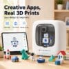 AI-Powered 3D Printer for Kids, AI Design App, Huge Toy Library