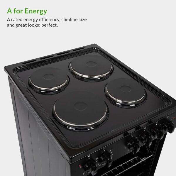 Willow WE50SSB 62L Freestanding Electric Cooker