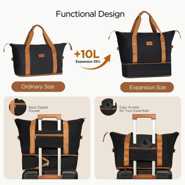 Cosbarn Luggage Sets 5 Piece Suitcases with Wheels