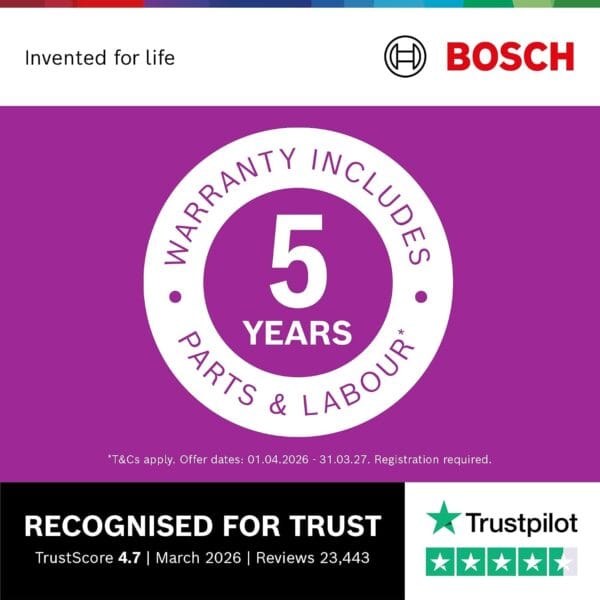 Bosch Series 2 SMV2HTX02G Fully Integrated Dishwasher, 60cm [Energy Class D]