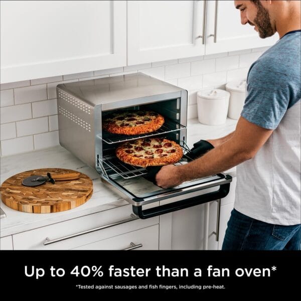 719vA3yKRIL._AC_SL1400_ Ninja Foodi 10-in-1 Multifunction Worktop Oven, Silver/Black DT200UK