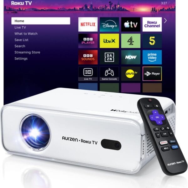 71AOrbTEoeL._AC_SL1500_ Aurzen Roku TV Projector
