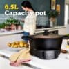 Russell Hobbs Good-to-Go 6.5L Electric Multicooker, 8 Functions, 750W