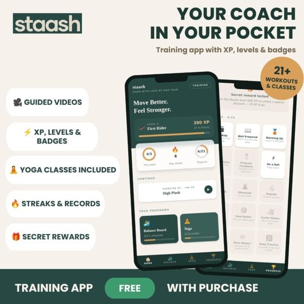 STAASH Pro Kit Balance Board Set