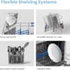 COMFEE' Table Top Dishwasher, 6 Place Settings, White [Energy Class D]