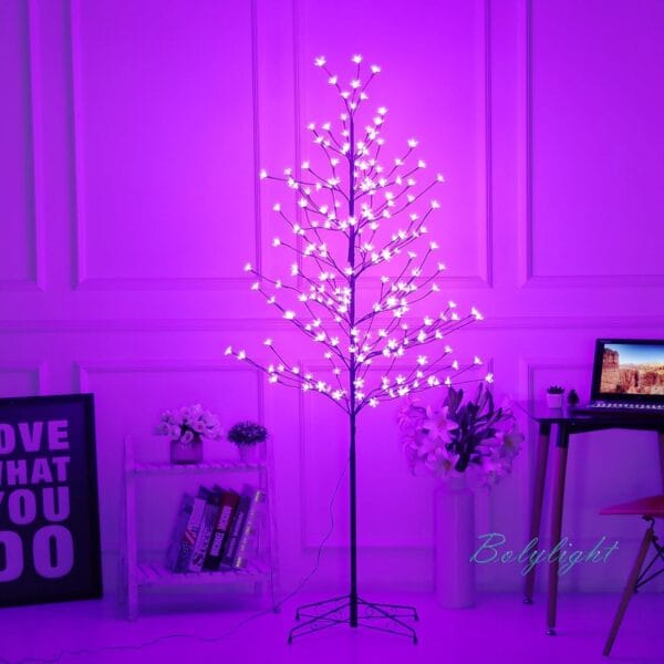 Sakura Cherry Blossom Tree Lights, 6FT Lighted Bonsai Tree