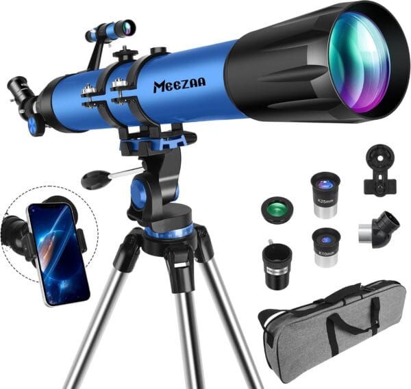 MEEZAA Telescope, Professional Powerful Telescope for Adults Astronomy Beginners