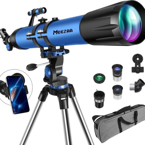 MEEZAA Telescope, Professional Powerful Telescope for Adults Astronomy Beginners