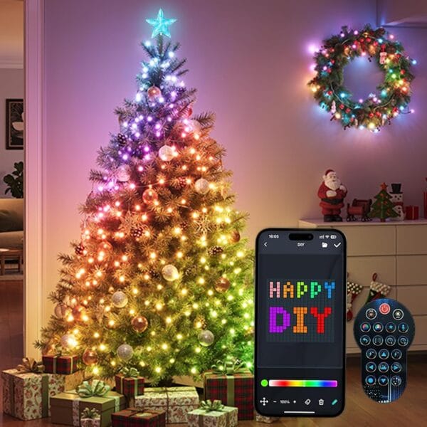 Smart Christmas Tree Lights 2.1m