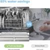 COMFEE' Table Top Dishwasher, 6 Place Settings, White [Energy Class D]