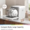 COMFEE' Table Top Dishwasher No Plumbing with 6L Water Tank [Energy Class D]