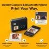 71EALSPeoDL._AC_SL1500_ KODAK Mini Shot 3 Retro 3x3 Instant Camera, Photo Printer, 38 Sheet, Yellow