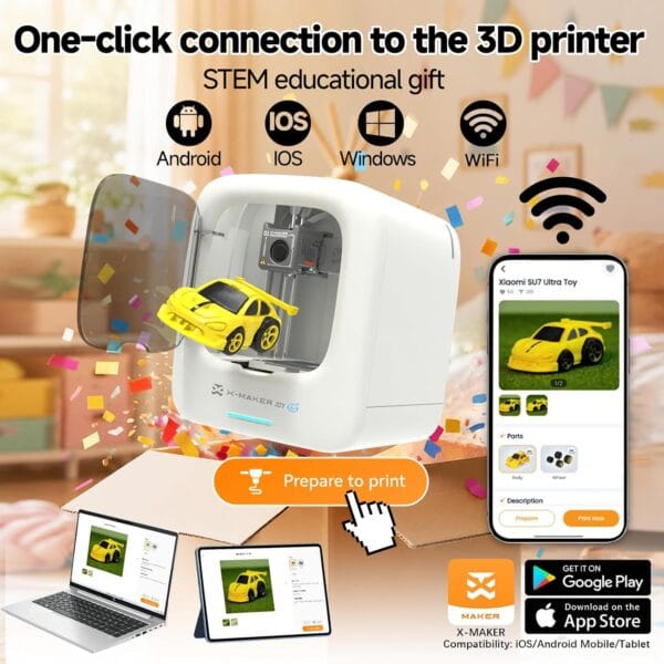 X-Maker Joy AI Kids 3D Printer for Beginners